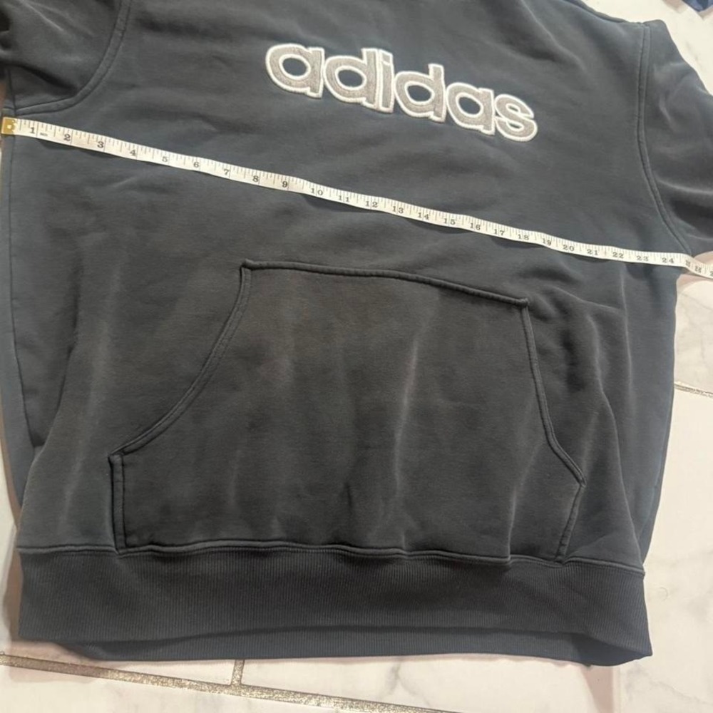Adidas black and white hoodie - Picture 3 of 5
